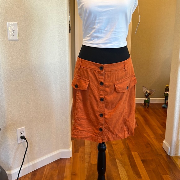 Banana republic factory size 16 linen skirt - Picture 1 of 6